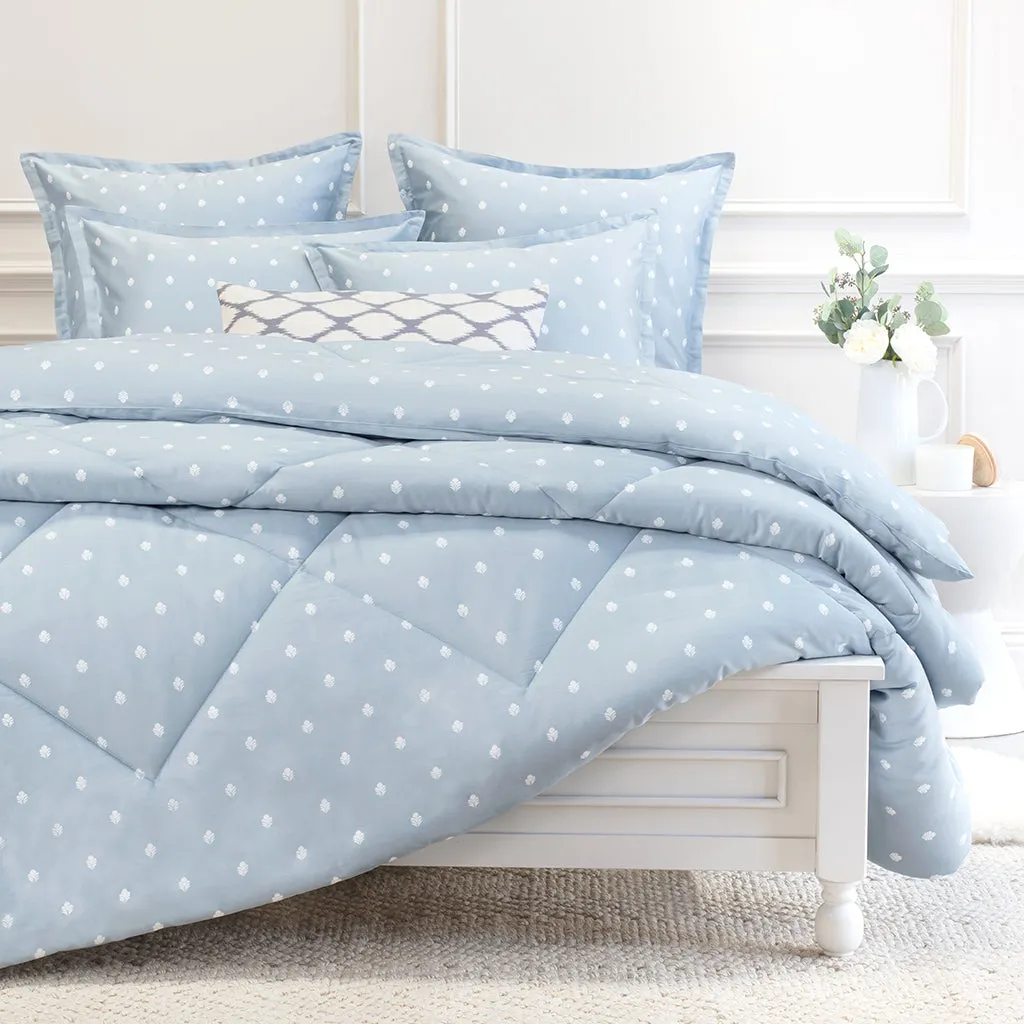 The Flora Blue Comforter