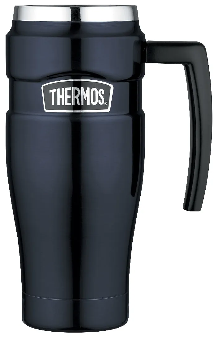 Thermos 470ml S/Steel King Vacuum Ins Leakproof Travel Mug