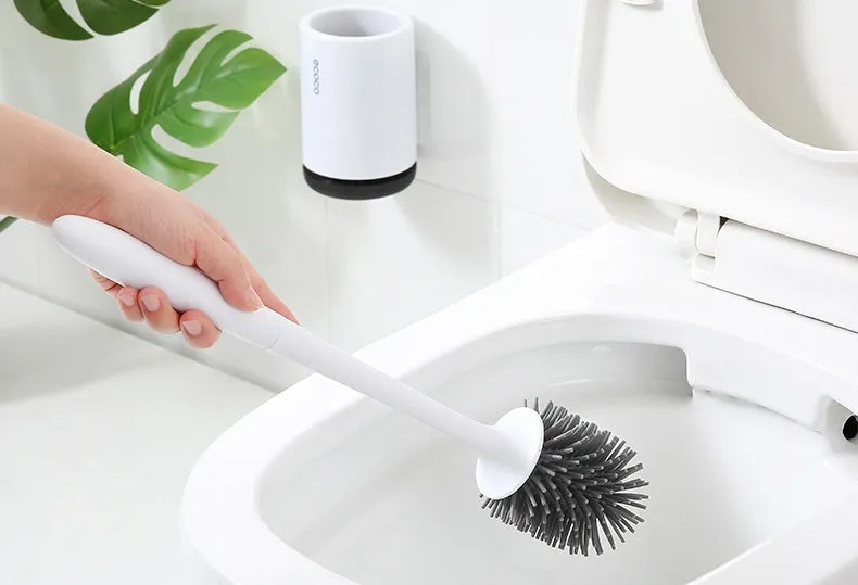 Toilet Brushes with Clean Bristle, with Quick Drying Holder Set