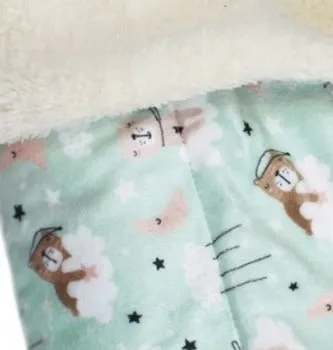 Ultra Soft Minky/Plush Bedtime Bears Blanket