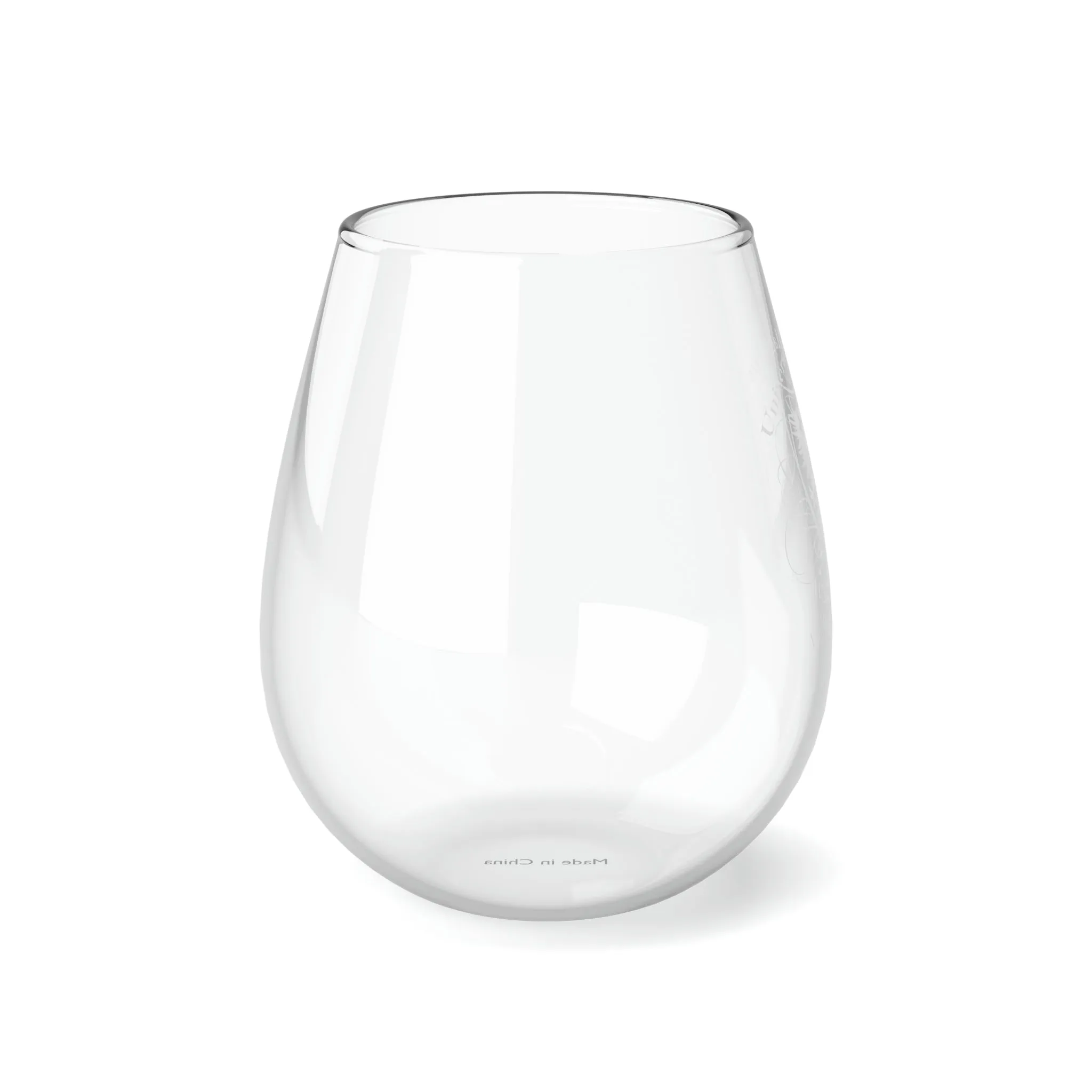 University Magickus Stemless Wine Glass