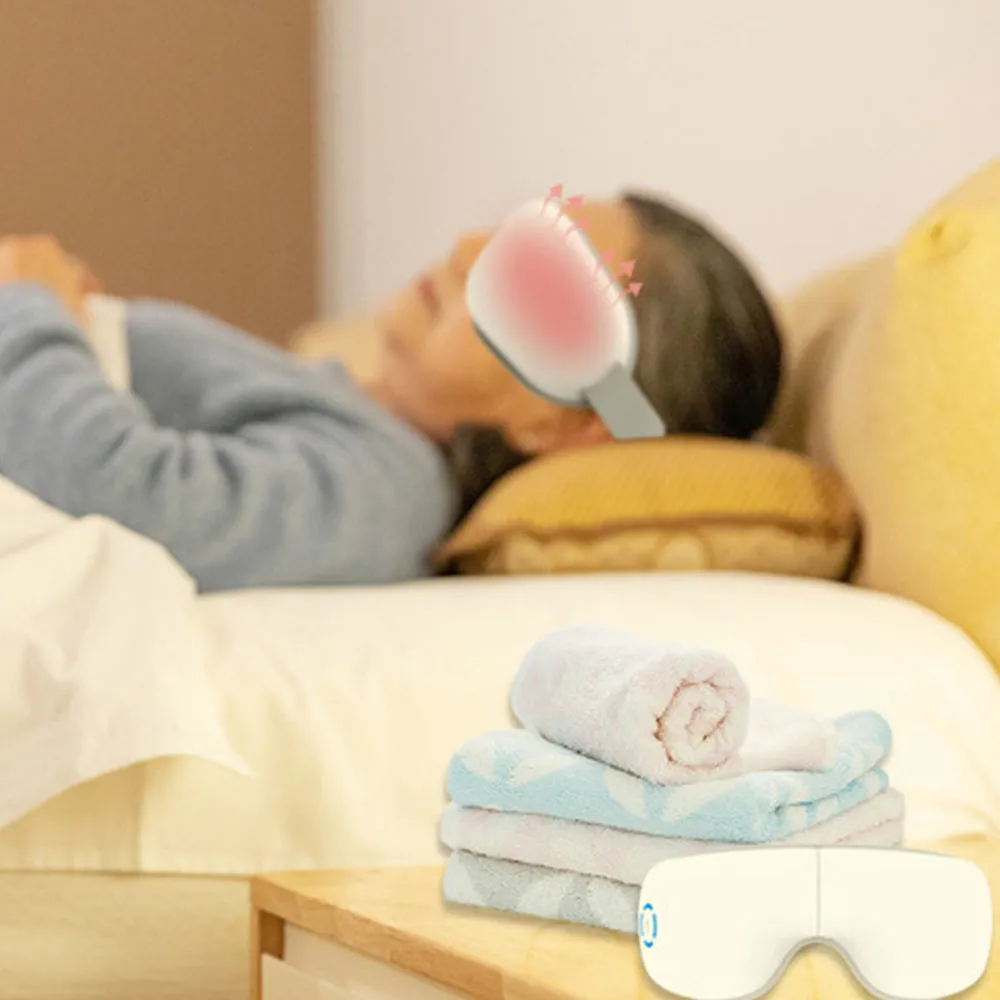 USB Charging Heating and Vibrating Eye Mask Massager