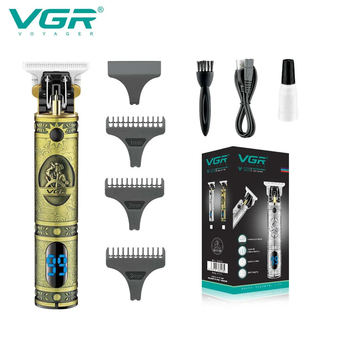 VGR V-228-Rechargeable Hair Shaver