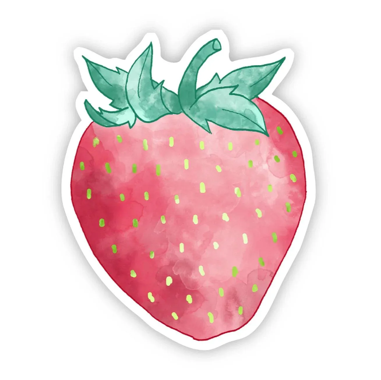 Watercolor Strawberry | Sticker