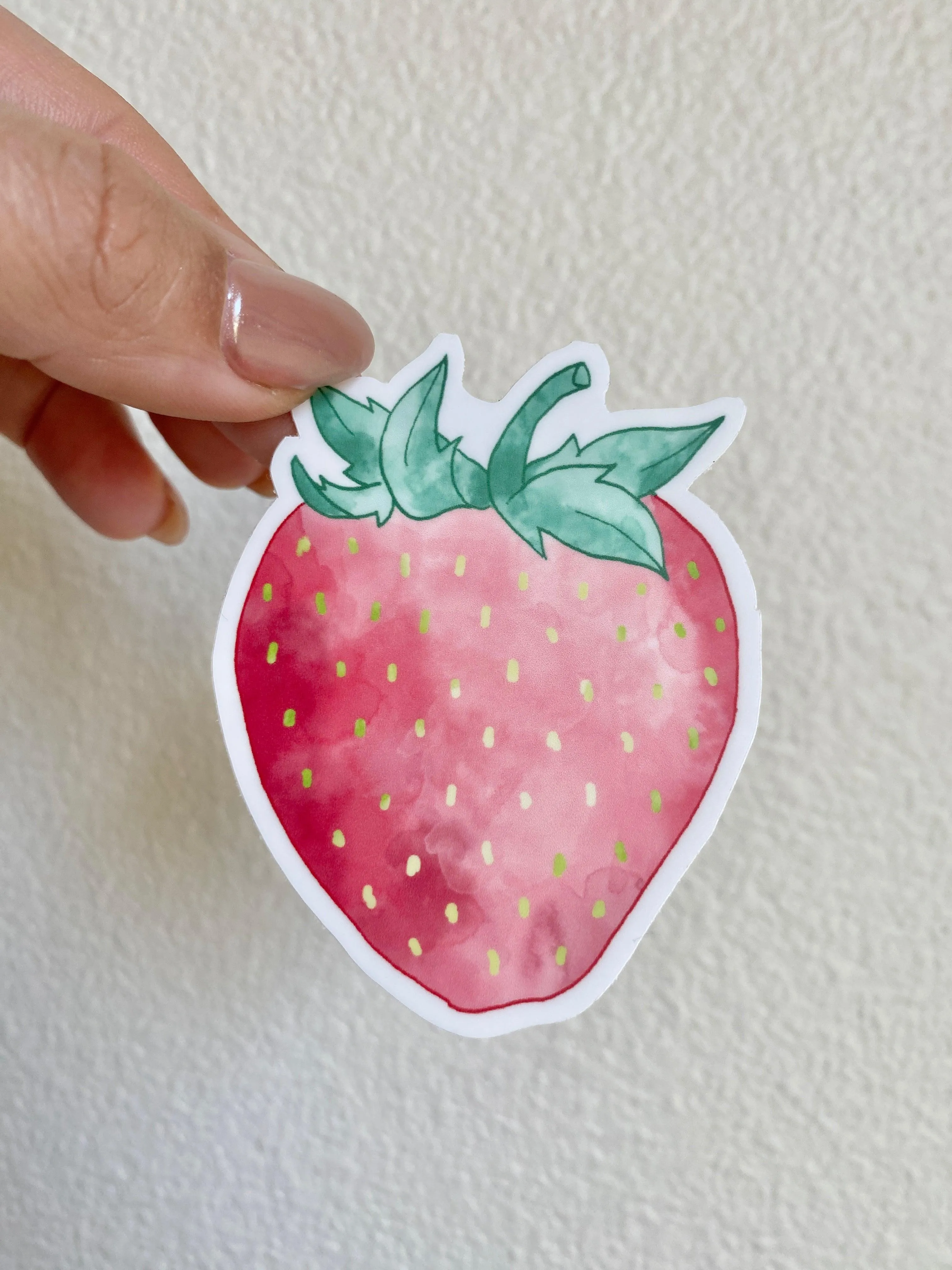 Watercolor Strawberry | Sticker