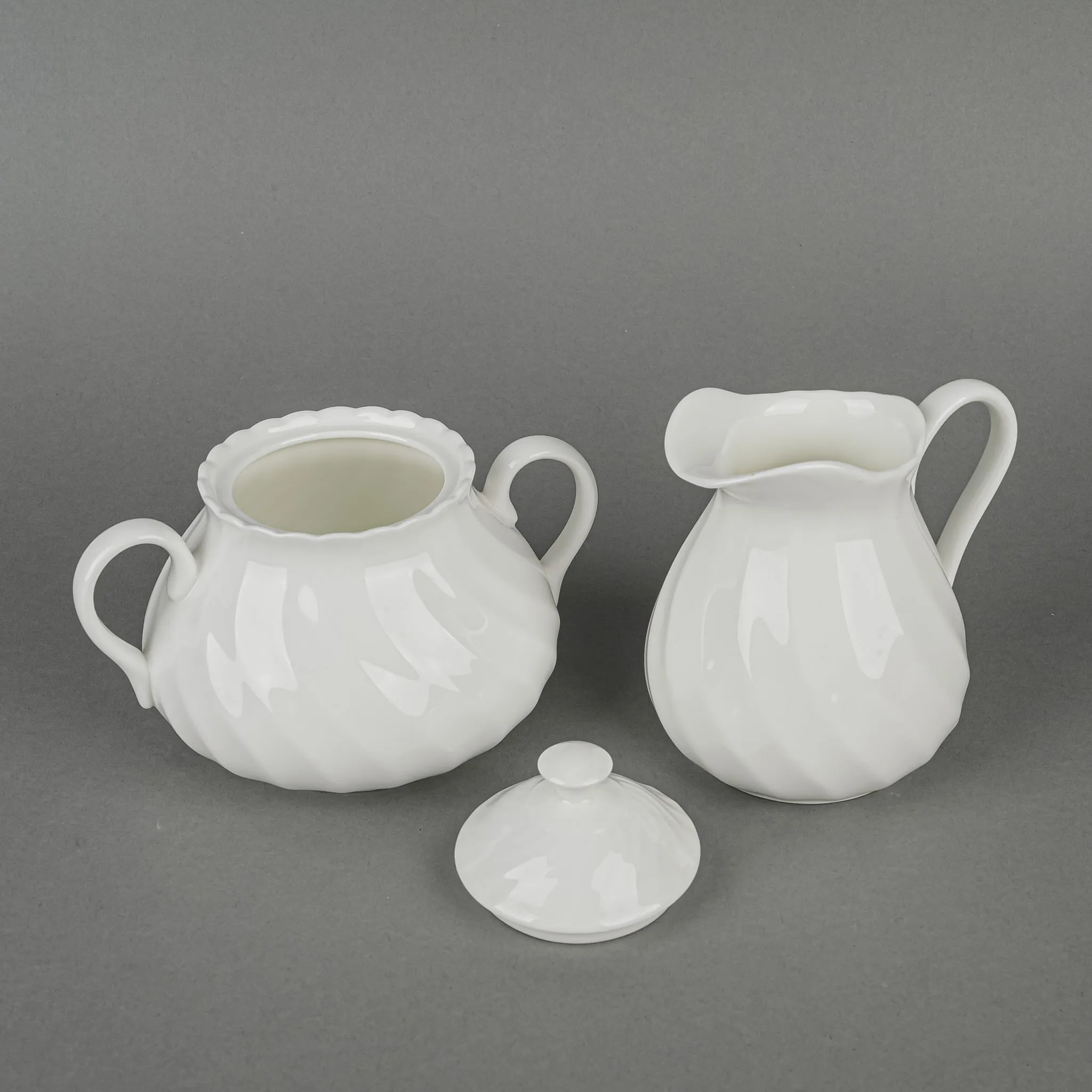 WEDGWOOD Candlelight White Tea Set 21 Pcs