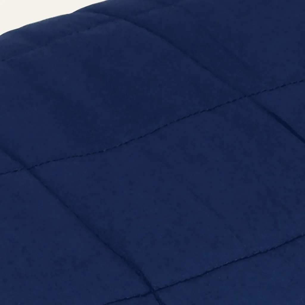 Weighted Blanket Blue 137x200 cm Single 10 kg Fabric