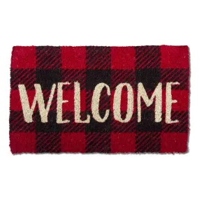 Welcome Check Coir Mat