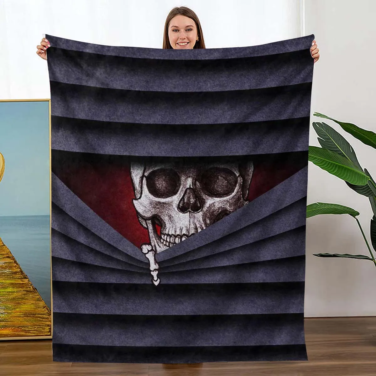 Welcome to Skull Blanket - A548- Premium Blanket