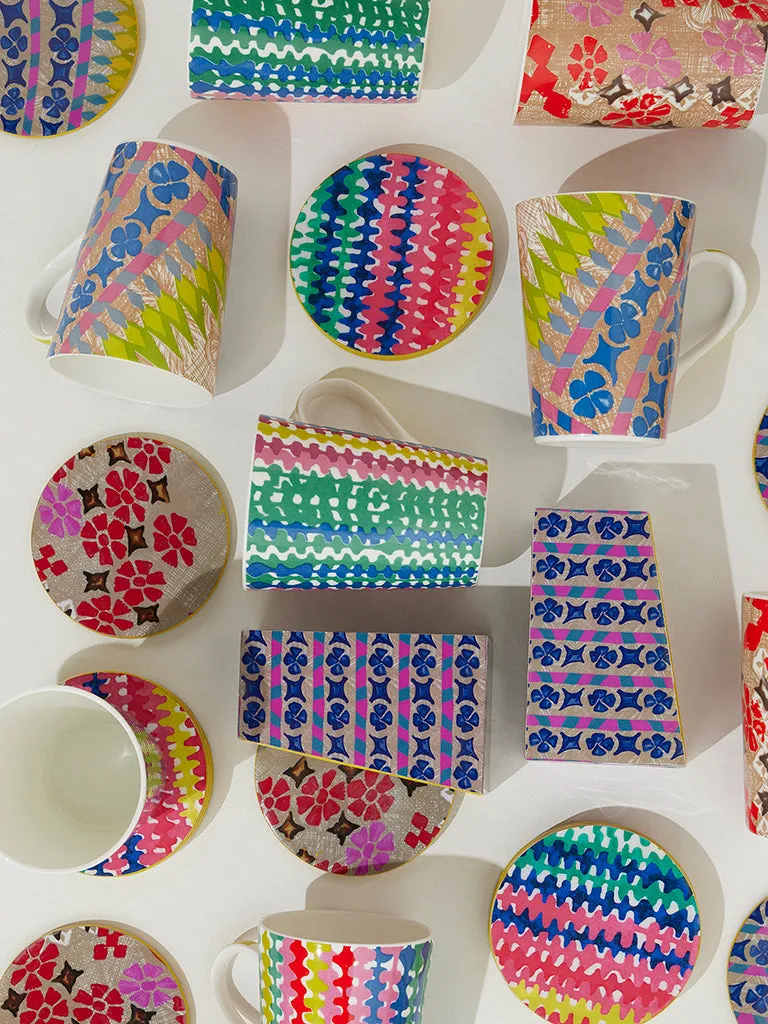 Westside Home Multicolour Abstract Printed Small Devonia Mug