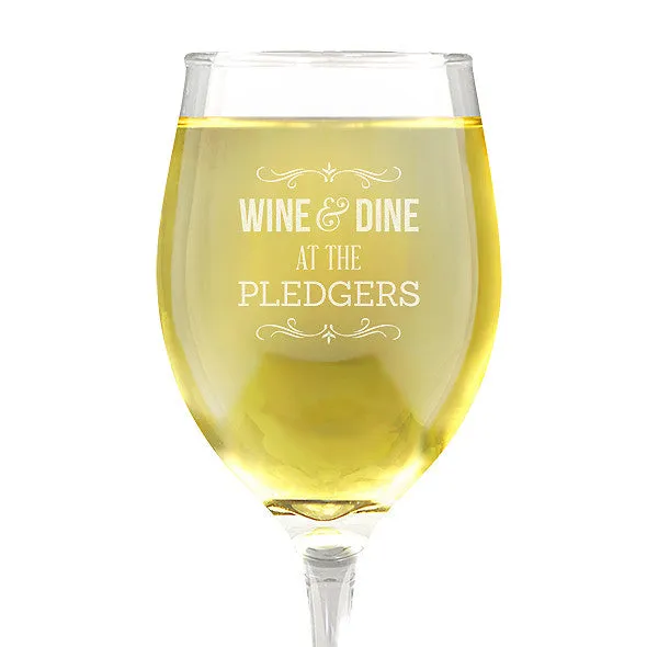 Wine & Dine Design Wine Glass