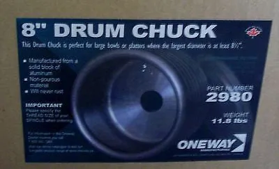 Woodturning, Oneway  5 1/2" Vacuum Chuck #2979 with adaptor