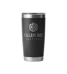 YETI 20 OZ TUMBLER with Magslider Lid, Black[Killer Bee]