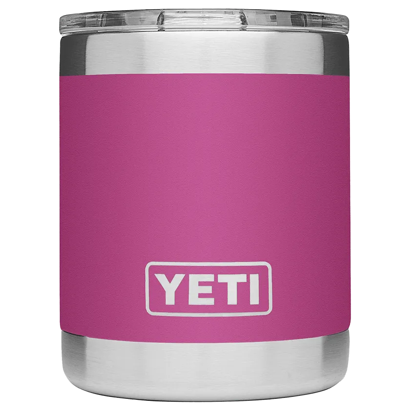 Yeti Rambler 10 oz Prickly Pear Pink Lowball with Magslider Lid