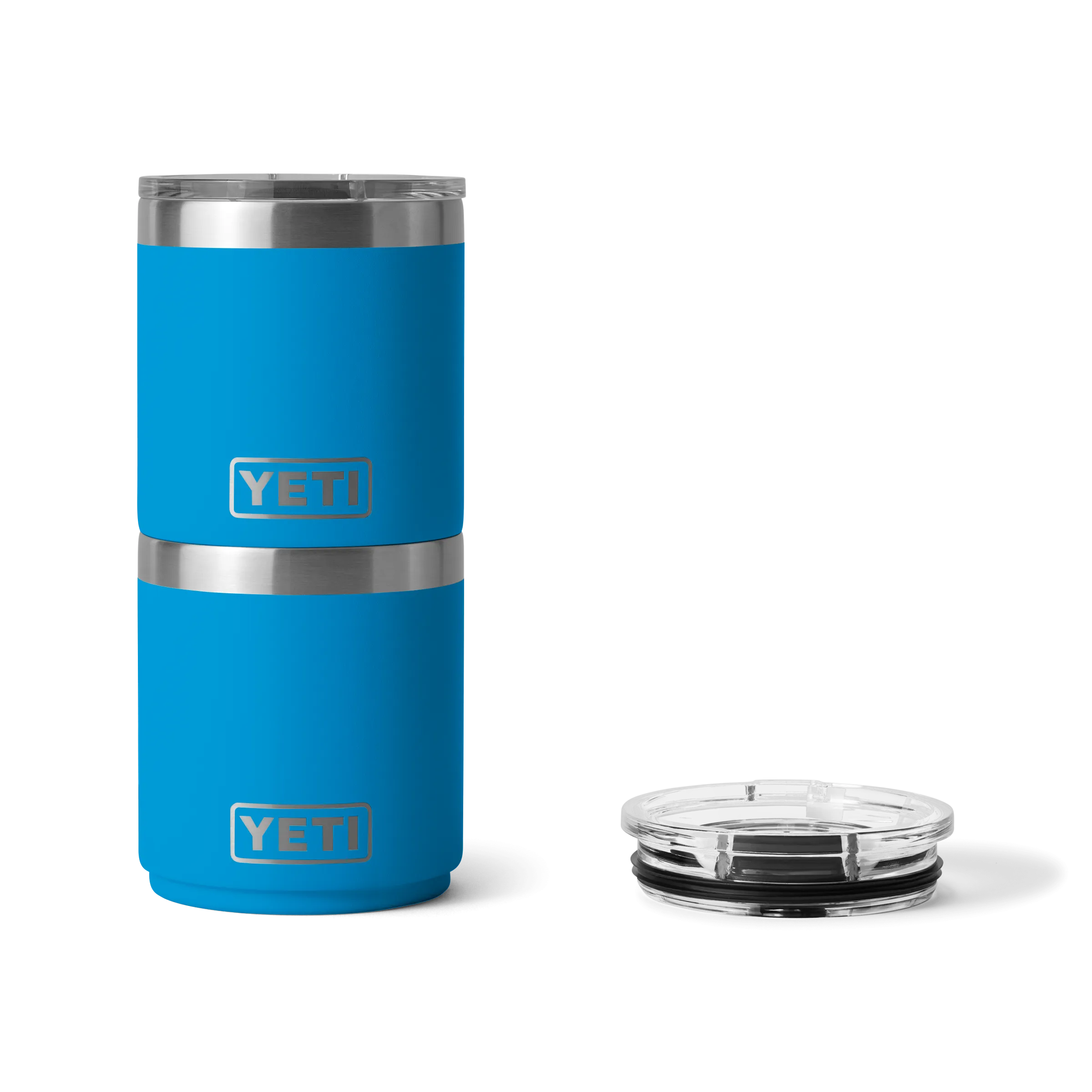 Yeti Rambler 10oz/295ML Stackable Lowball 2.0 With Magslider Lid - Big Wave Blue