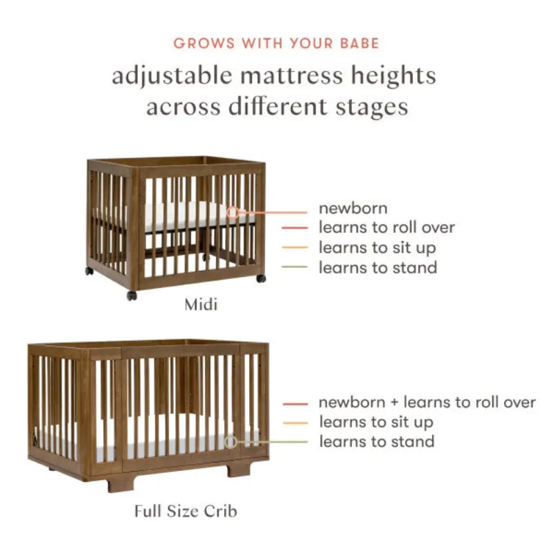 Yuzu 8-in-1 Convertible Crib